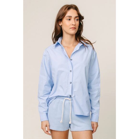 perfectwhitetee Tops - Perfectwhitetee James Cotton Poplin Buttondown Shirt S NWT